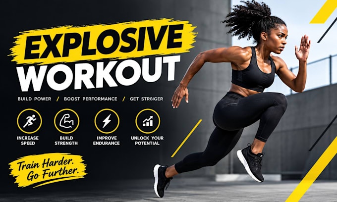 create explosive workout plan for power speed and athletic