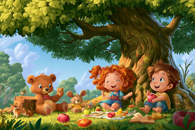 create childrens book illustration