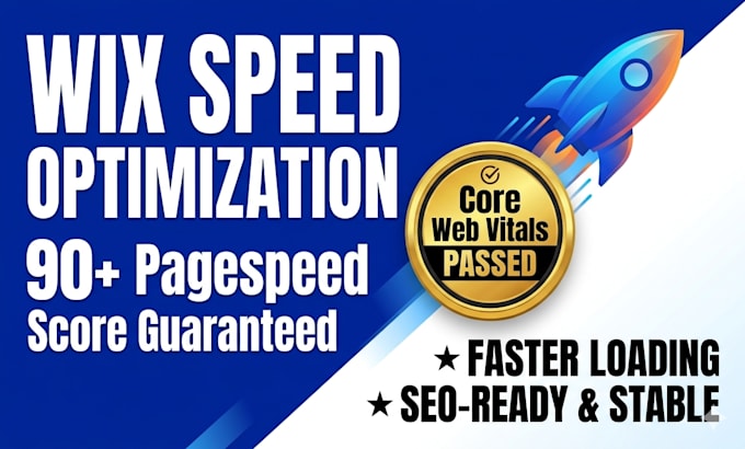 optimize your wix website speed and improve core web vitals and SEO ranking