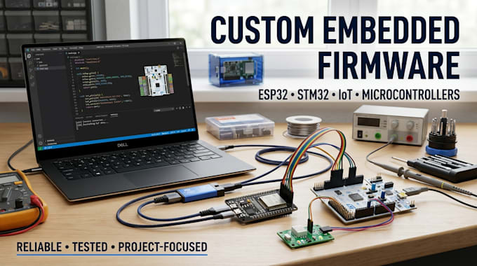 create custom firmware for embedded systems, iot devices and microcontrollers
