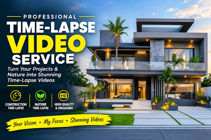 create professional time lapse videos for construction