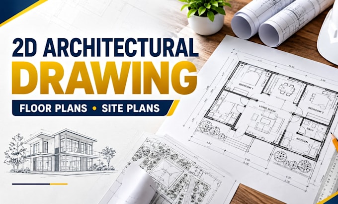 draw 2d city permit architectural drawing site plan renovation real estate plan