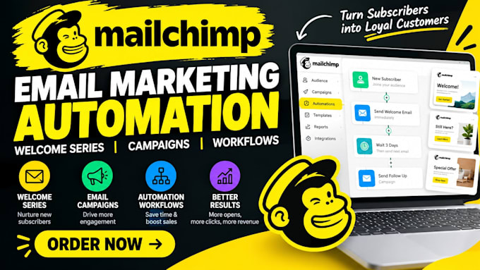 setup mailchimp email marketing automation welcome series campaigns workflows