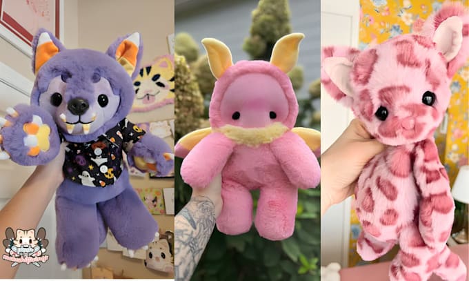craft soft cuddly custom plush dolls pattern personalized plush toy from concept