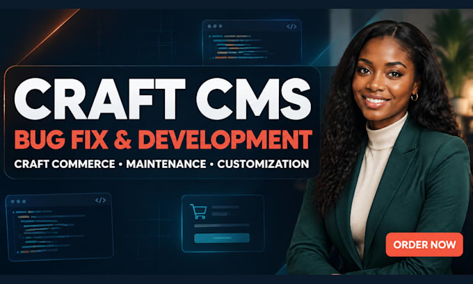 fix bugs and develop your craft cms or craft commerce website