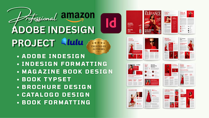 indesign magazine layout formatting brochure catalog adobe indesign formatting