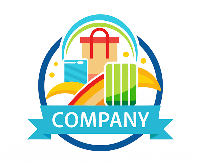 create a professional shopping and retail logo design