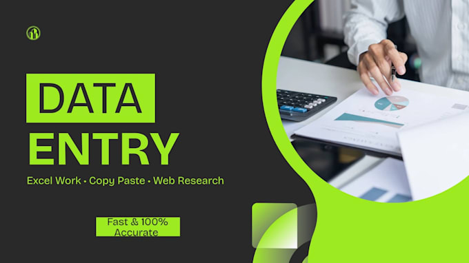 do fast excel data antry , copy paste and web reaserch work
