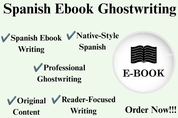 ghostwrite your high quality spanish ebook