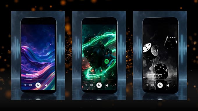 create an audio reactive spotify canvas loop for your music release