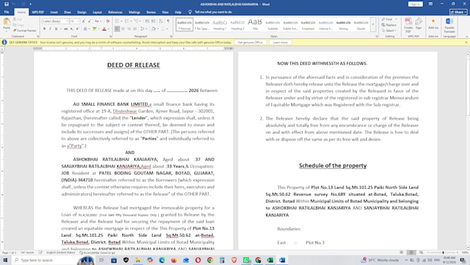 typing excel word PDF data antry