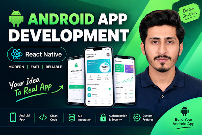 develop an android app with react native