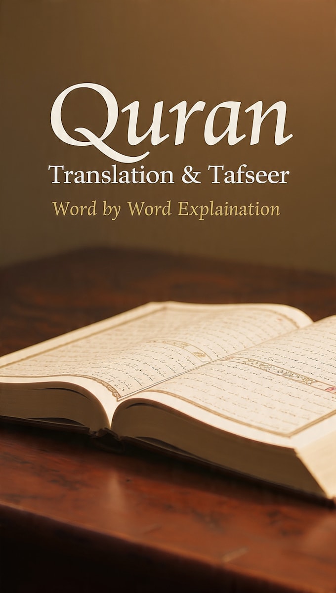 do quran tafseer translation islamic writing urdu poster and poetry design