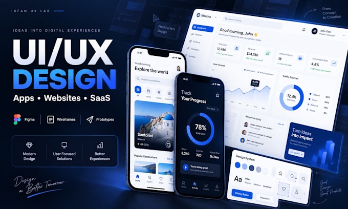 design uiux for your mobile app or website in figma