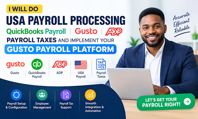 do USA payroll processing quickbookspayroll apply gusto adp payroll taxes platf