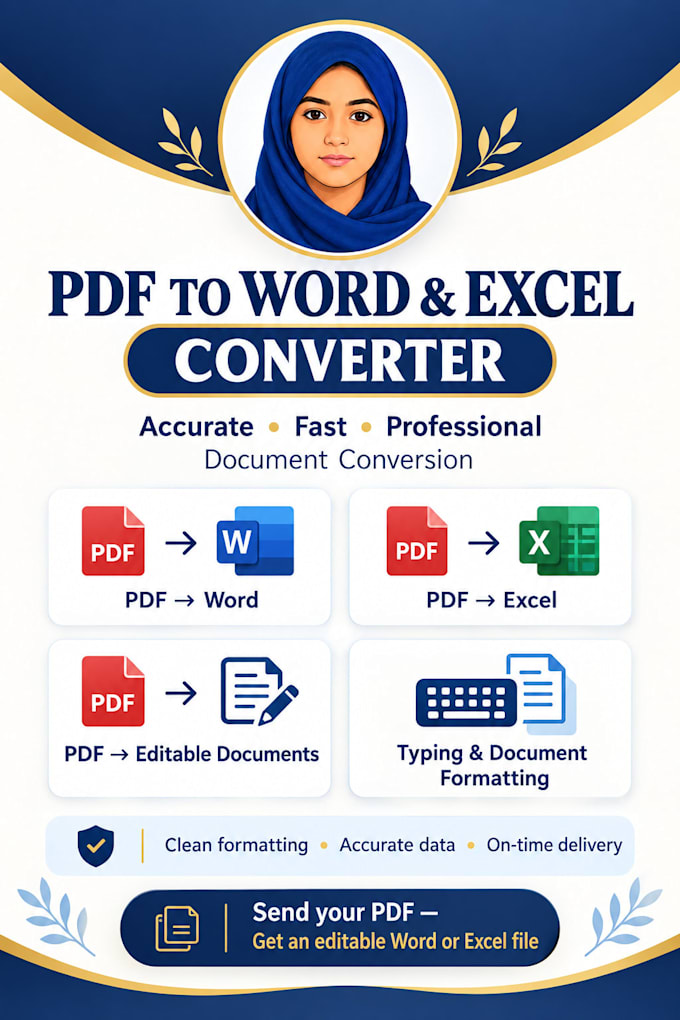 convert pdf to word or excel