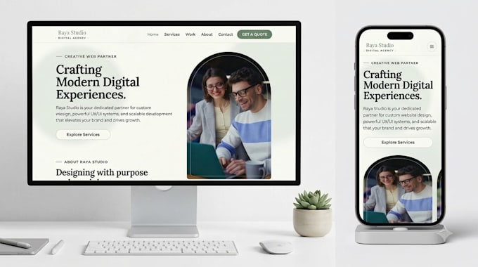 design and develop modern websites