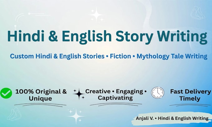 write creative viral hindi and english story