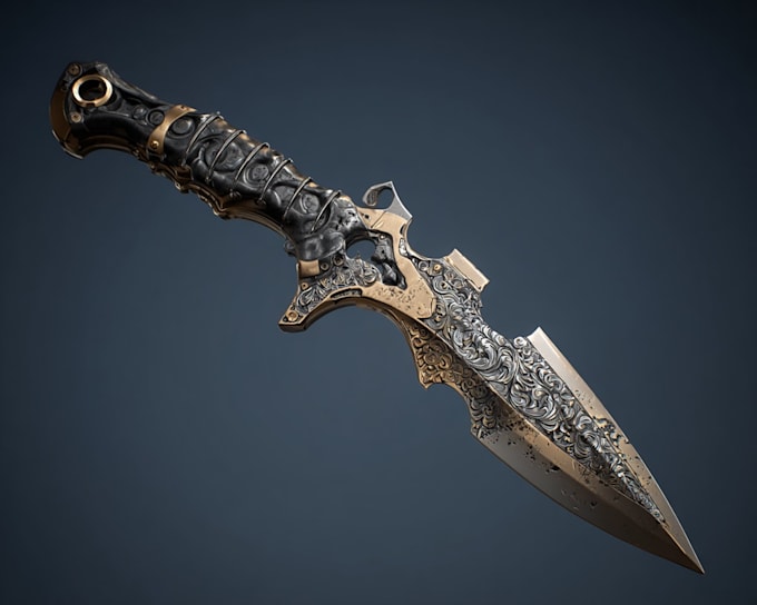 draw custom dnd weapons, magic items, and fantasy equipment