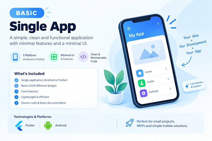 develop android apps with kotlin, java and flutter
