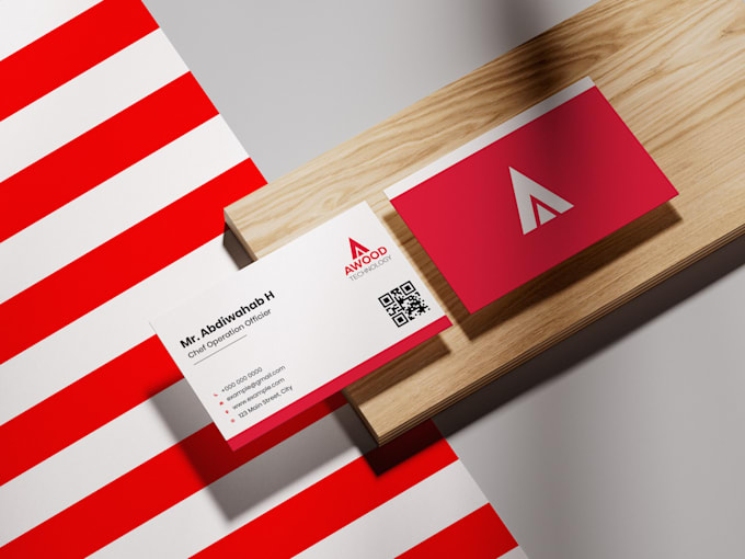 design a modern professional business card