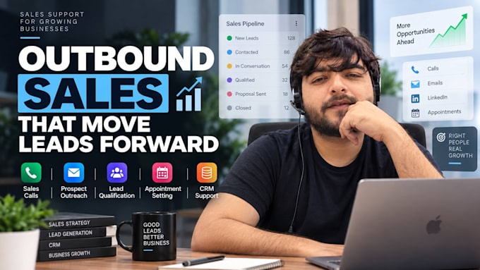 handle sales calls, lead follow ups and client communication