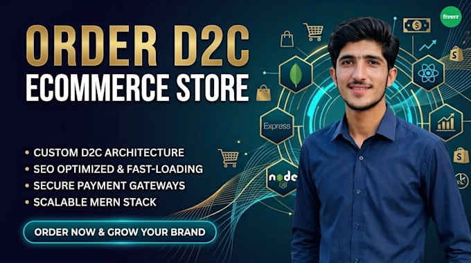 create a d2c ecommerce store