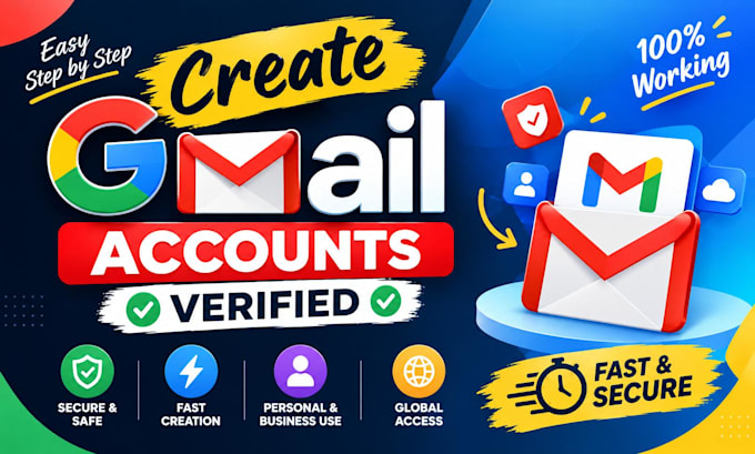 do create new gmail or email account personal use for your business