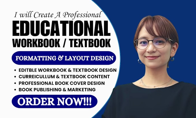 design and format educational textbook, workbook curriculum plan, kdp book cover