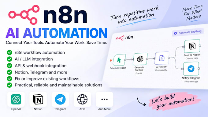 n8n ai automation developer API integrations