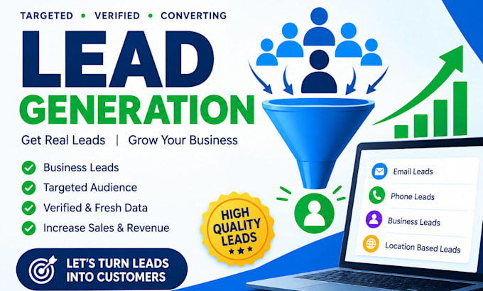 do b2b lead generation, prospect email list building