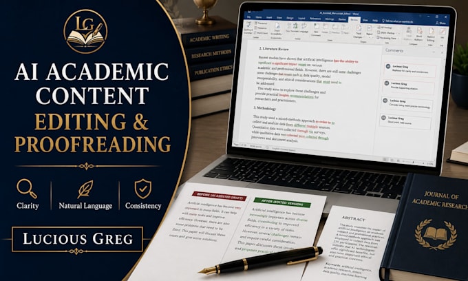 edit your ai generated academic content for clarity and grammar