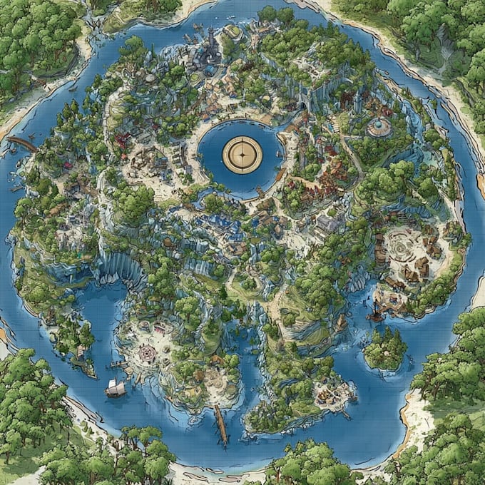 do fantasy map design