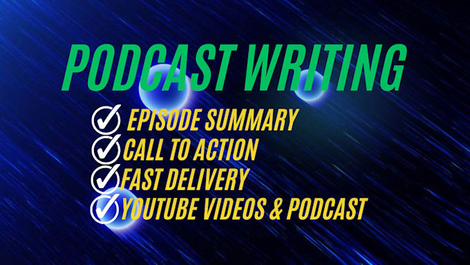 create powerful podcast scripts fast