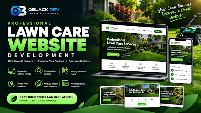 develop lawn care website