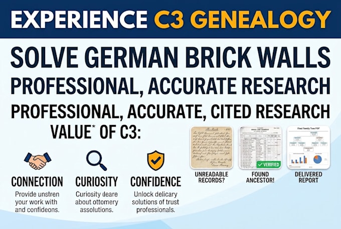 do professional german genealogy research