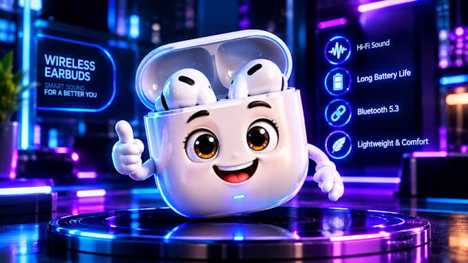 create 3d ai product animation videos