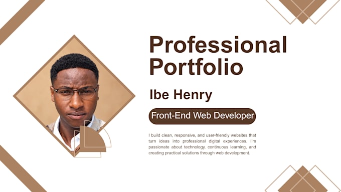 design a professional PDF portfolio