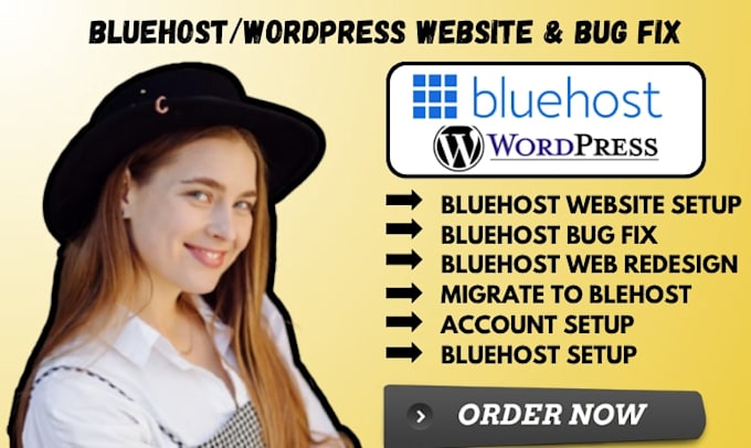 bluehost website design bluehost website redesign fix wordpress bluehost issue