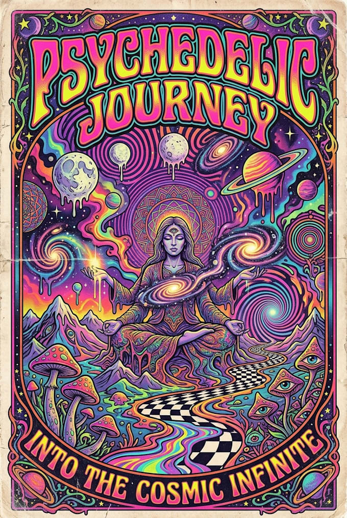 design a psychedelic poster