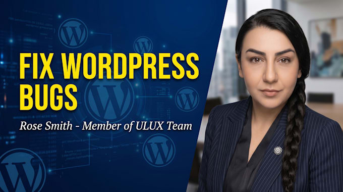 fix wordpress issues, elementor bugs, and woocommerce errors