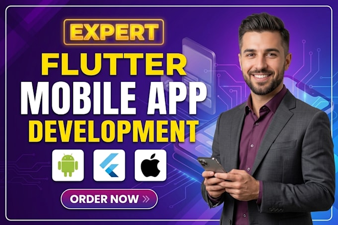 develop cross platform mobile app using flutter firebase app developer