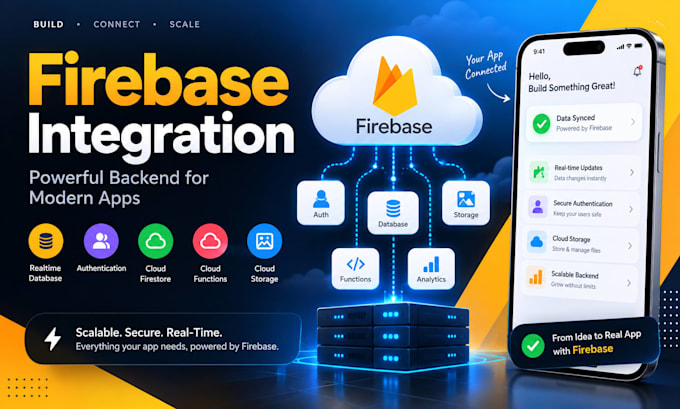 integrate firebase or rest API into your flutter app