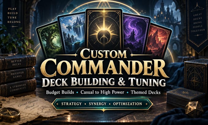 tune or build your commander deck suited towards your style