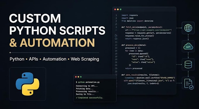 create custom python scripts and automations