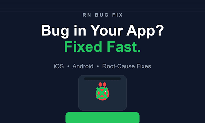 fix crashes, bugs and build errors in your react native or expo app
