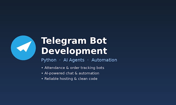 build a custom telegram bot for business automation