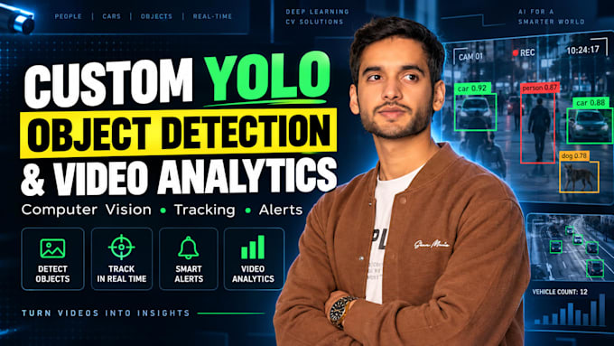 build a custom yolo object detection and video analytics system