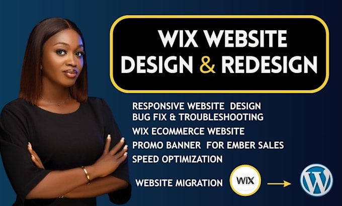 wix website redesign wix web design wordpress ecommerce website edit wix to wp