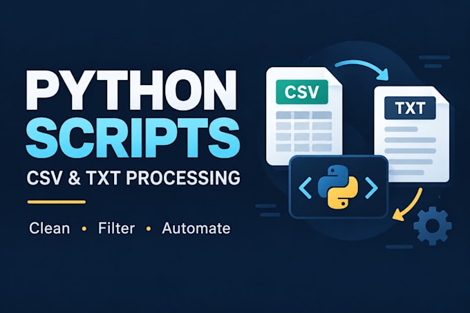 write python scripts to automate tasks and process files